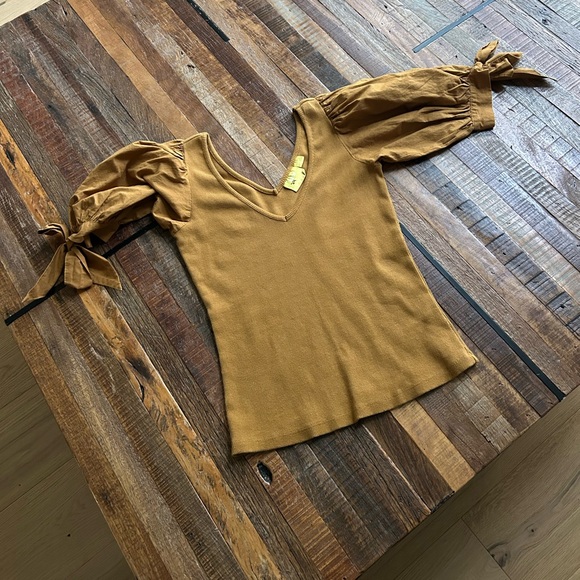 Anthropologie Tops - Anthropologie Maeve Puff Sleeve Top